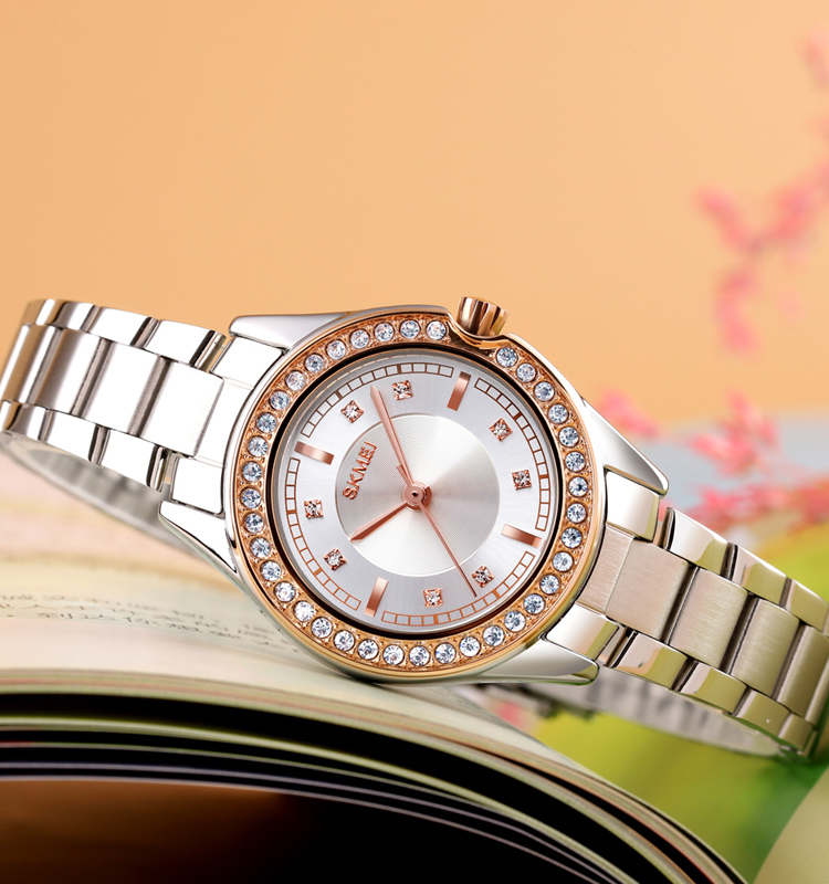 SKMEI 1534 Quartz Watch Diamond Watch for Women | SK34G