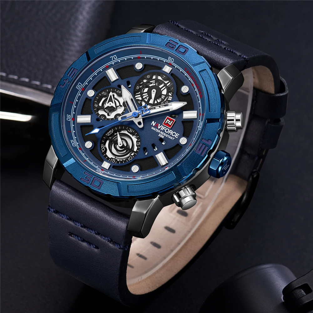 NAVIFORCE NF9139 Chronograph Watch for Men | NF39 - Image 2