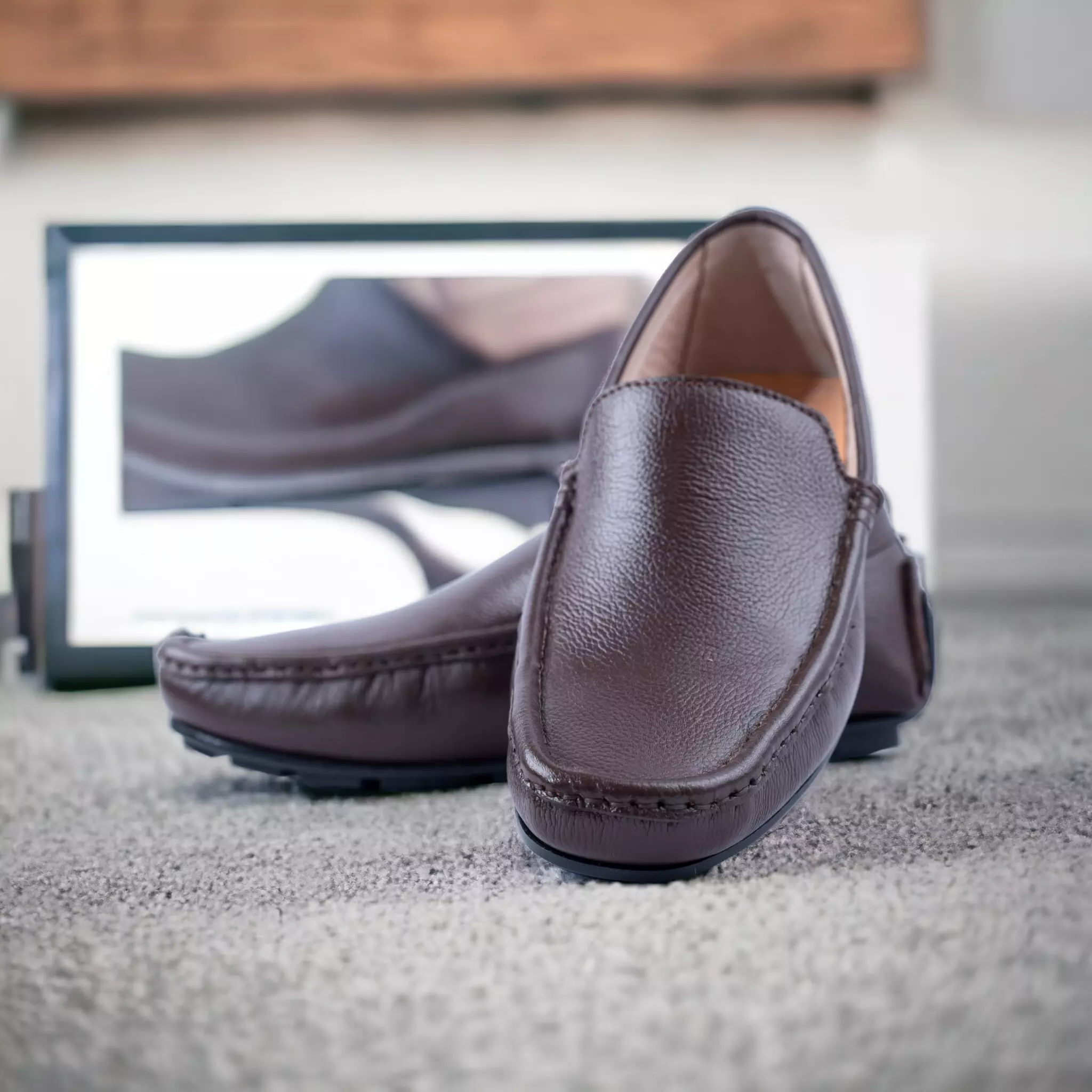 Genuine Leather Mens Loafer | LS12