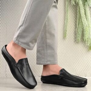Genuine Leather Mens Half Loafer | LS05